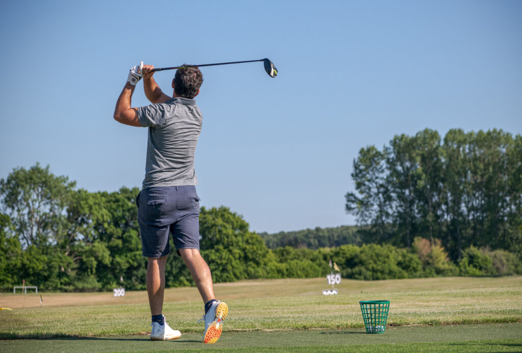 Golf Driving Training at Hamptworth