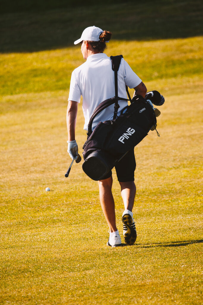 Playing the Golf Course at Hamptworth